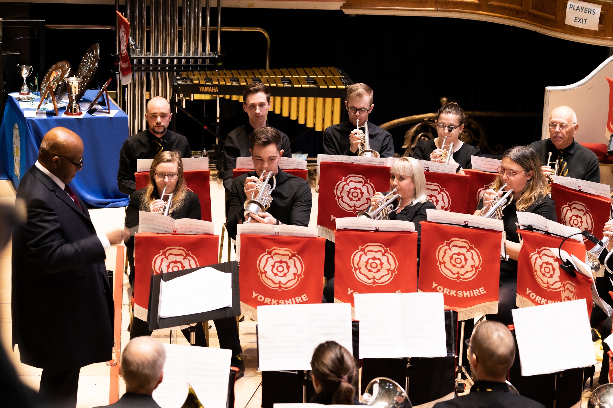 The HVB cornet section in contest at the Yorkshire Regionals in 2023 The HVB cornet section in contest at the Yorkshire Regionals in 2023