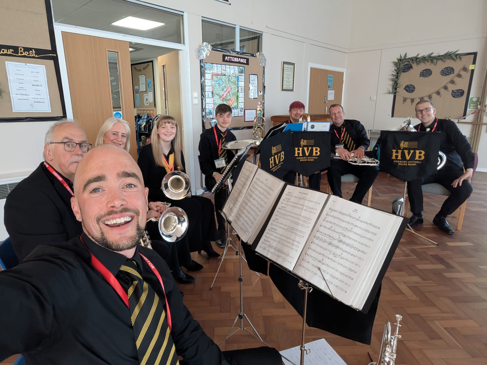 Senior Band at The Mount school Senior Band at The Mount school